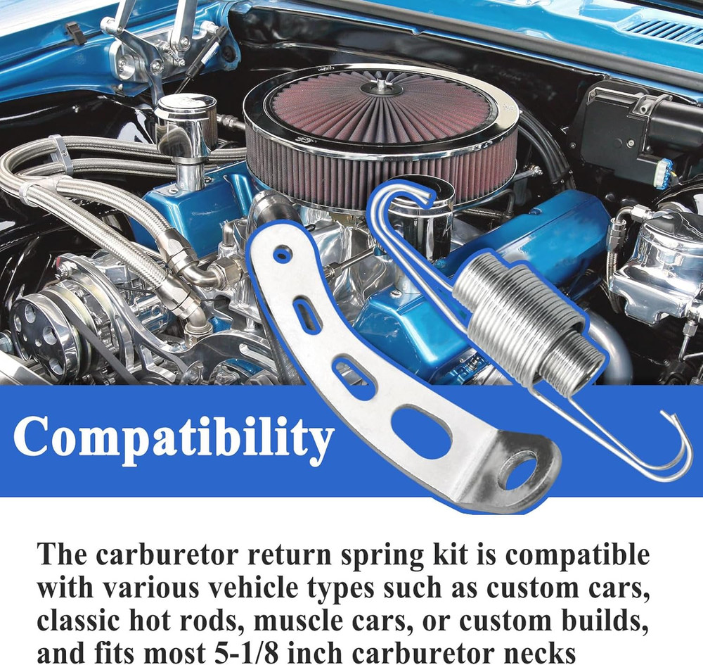 2Sets 4708 Throttle Return Spring Bracket, with 59207 Throttle Return Springs...