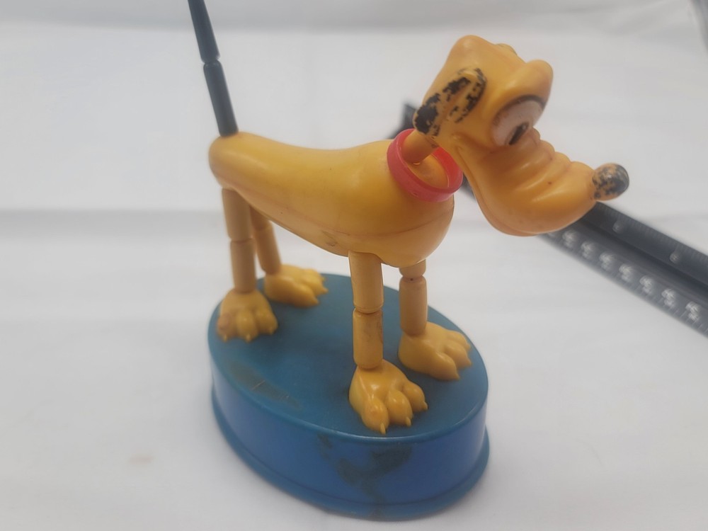 Vintage 1975 Pluto Maxi Push Up Puppet Disney