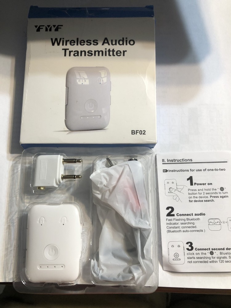 BF02 Bluetooth Wireless Audio Transmitter for TV and Airplay