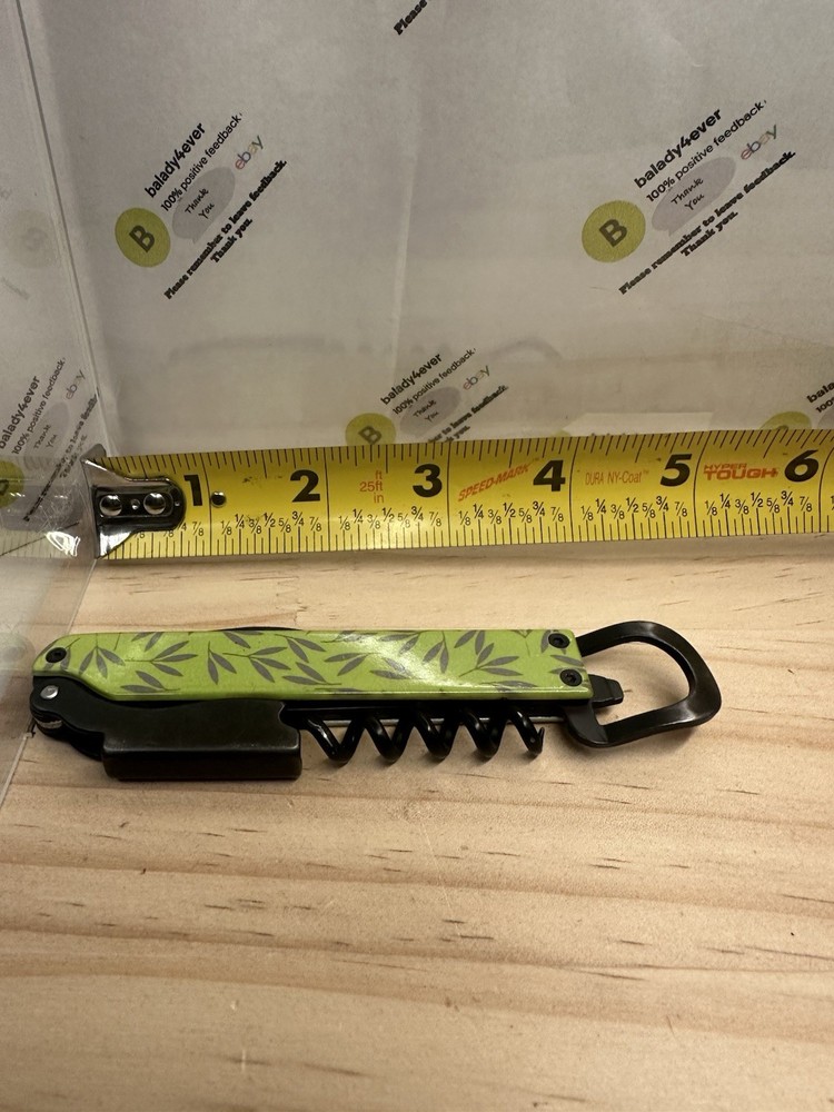 Techno Corkscrew, Leafy Bottle Opener