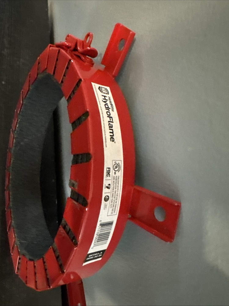 Holdrite Specialty Plumbing Tools 6" Hydroflame Firestop Intumescent Pipe Collar