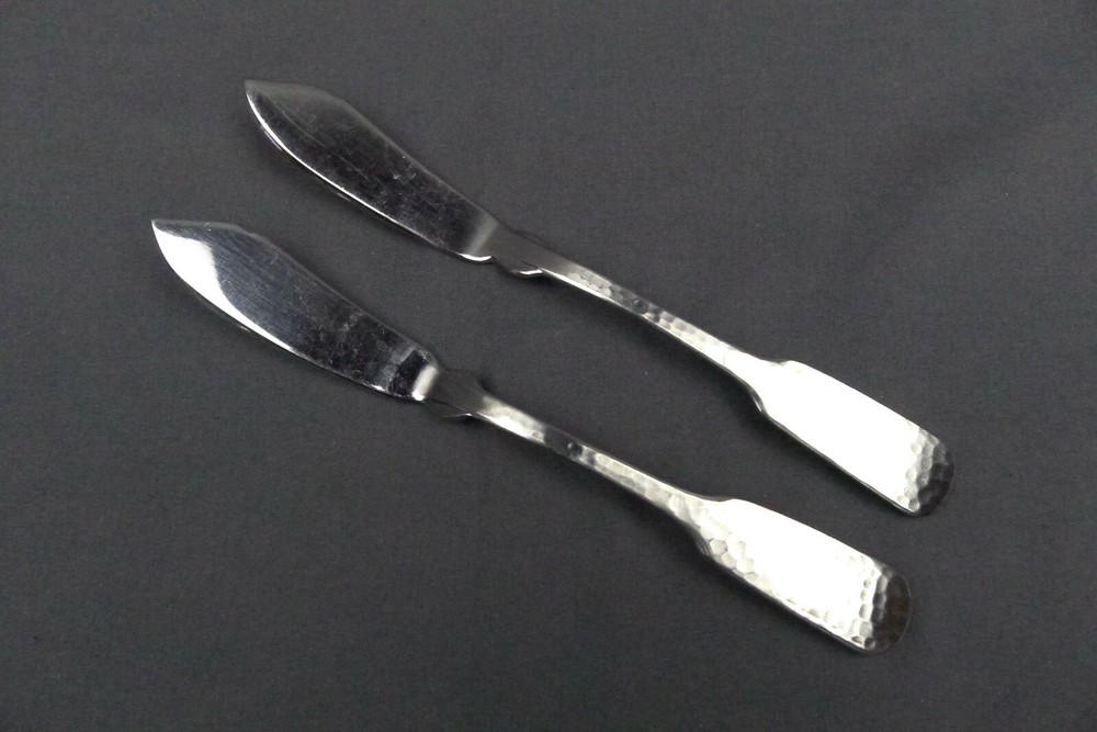 2 x Towle Hammersmith Stainless Butter Knife 7 1/8"