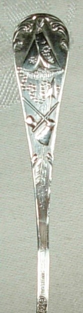 STATE CAPITOL ALBANY NY STERLING SILVER SOUVENIR SPOON PAYE & BAKER