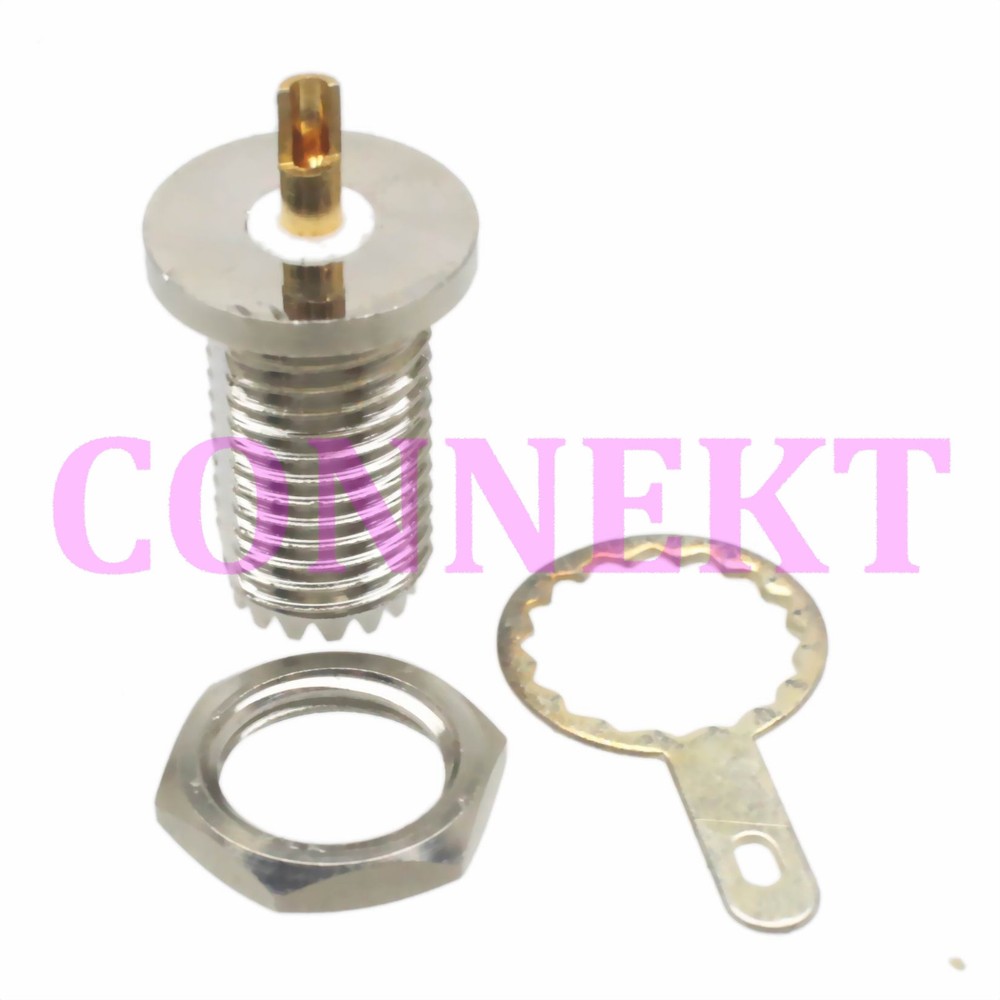 1pce mini UHF miniUHF female jack nut bulkhead handle deck clip RF connector