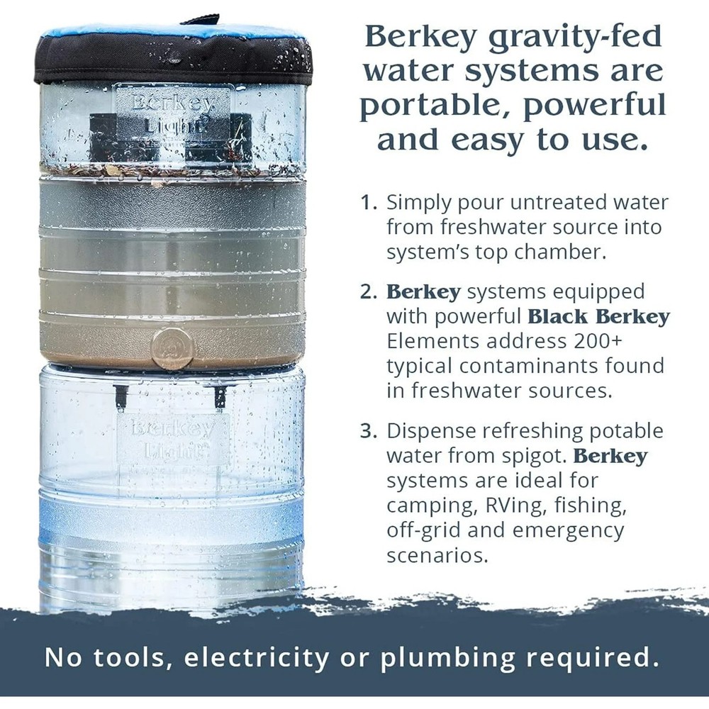 BB9-2 Black Berkey Water Filter Replacement Elements (2-Pack)