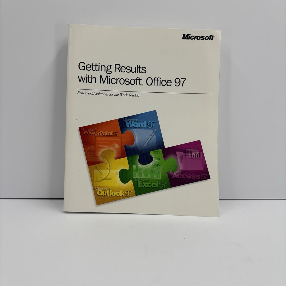 Getting Results Microsoft Office 97 Book 1997 Vintage Computer Guide
