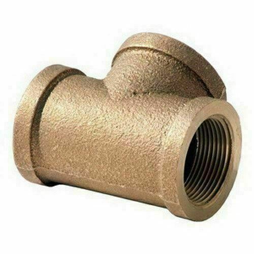 1" inch Brass Tee (Lead Free) Female Threaded IPS
