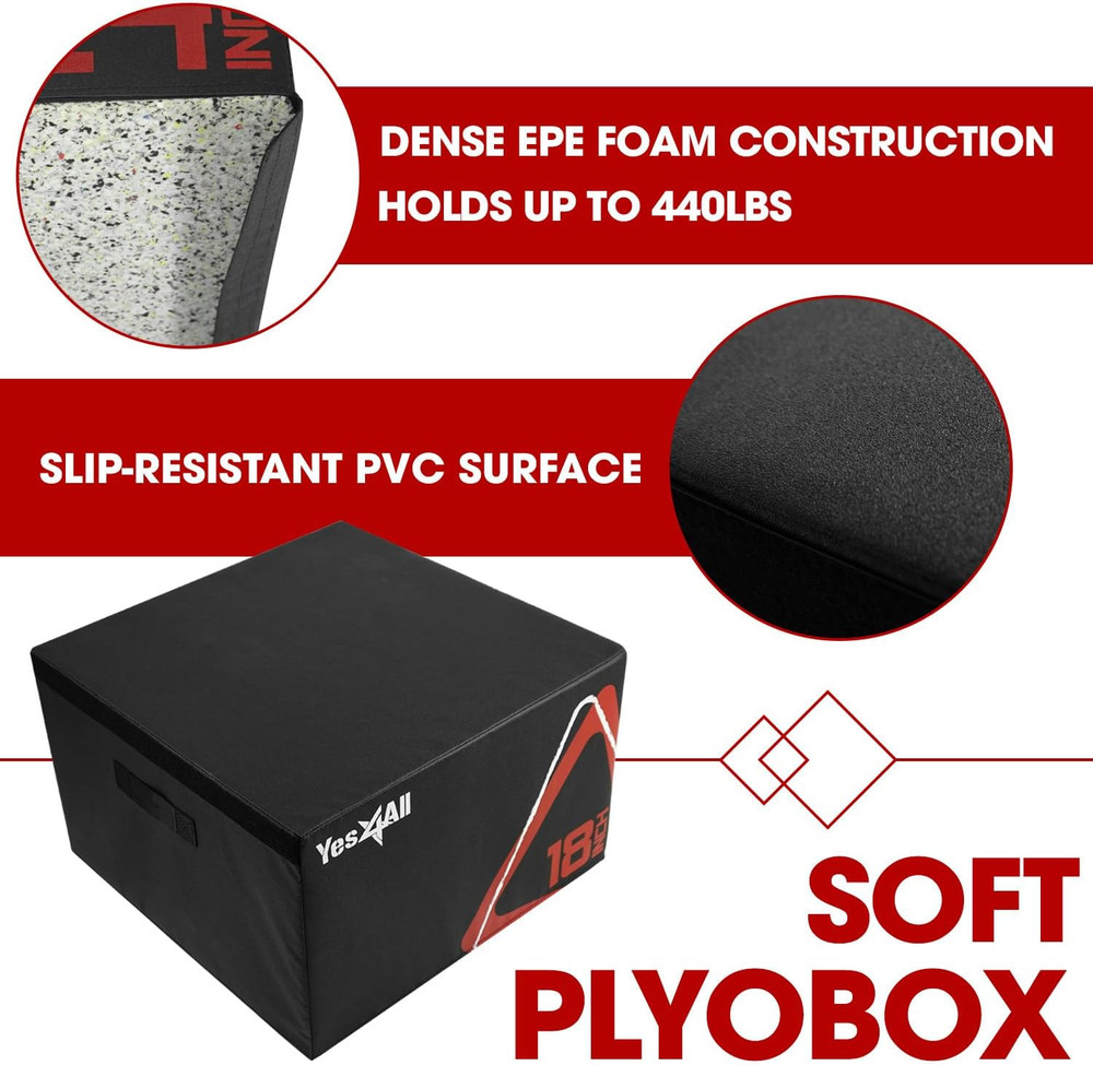 Versatile Adjustable Plyo Box for Jump Training & Plyometric Workouts