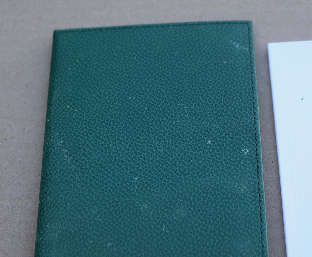 Vintage Rolex Green Leather Memo Notepad Note Book Ref. 70.06.02 Geneva
