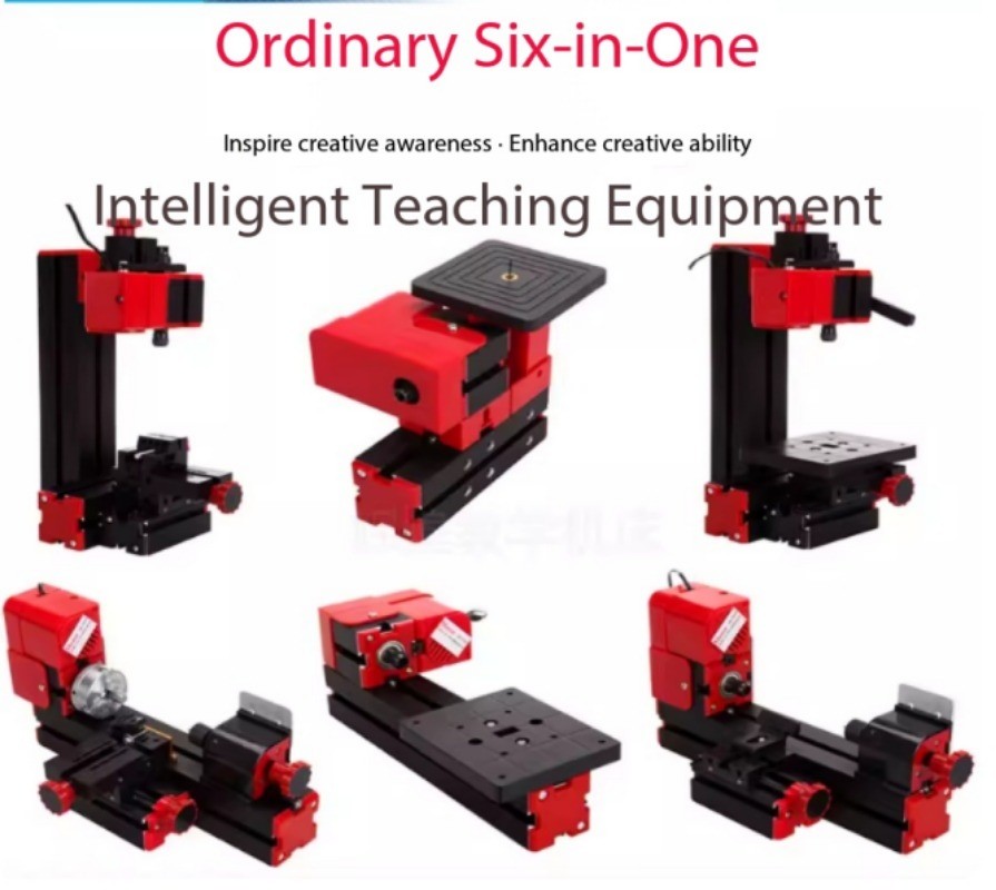 Multi-functional 6-in-1 Micro Mini Machine Tool – Educational Equipment
