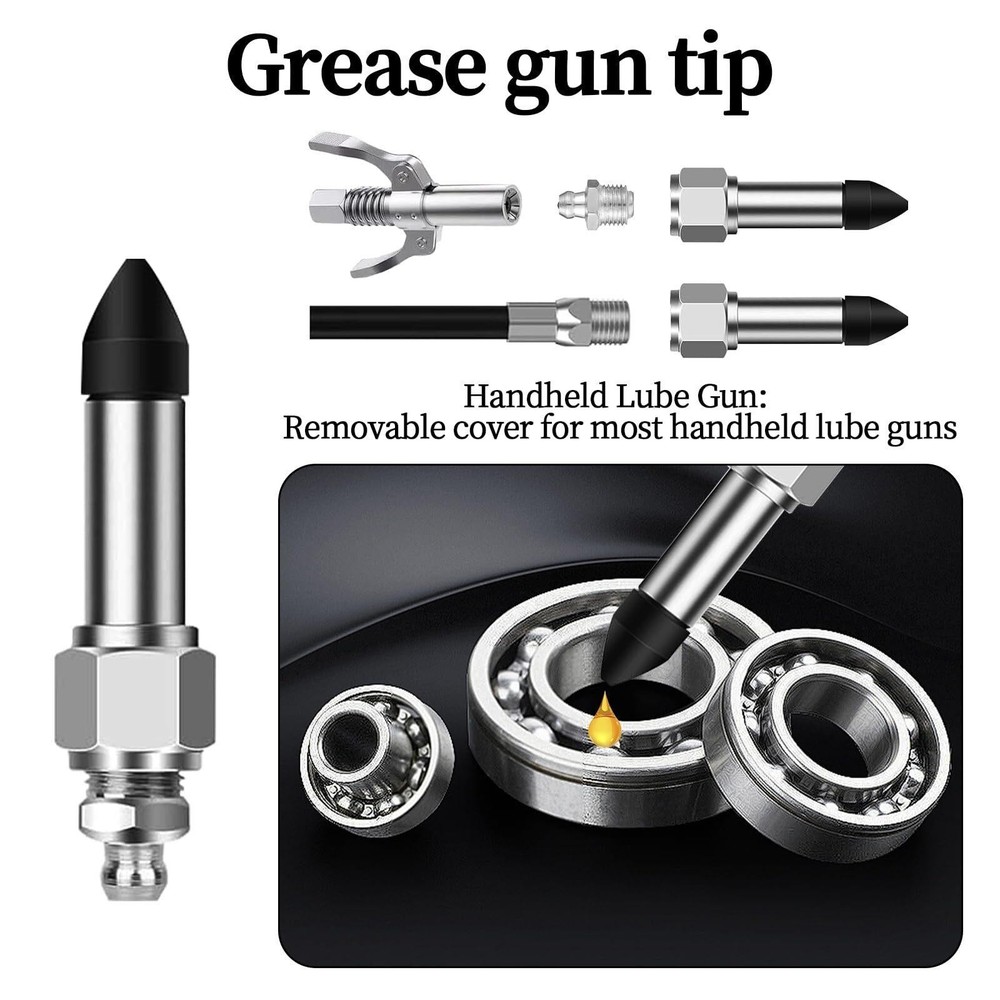 Grease Gun Needle Tip Kit 7 Pcs,bearing Needle Nozzle Fitting Injector Tool