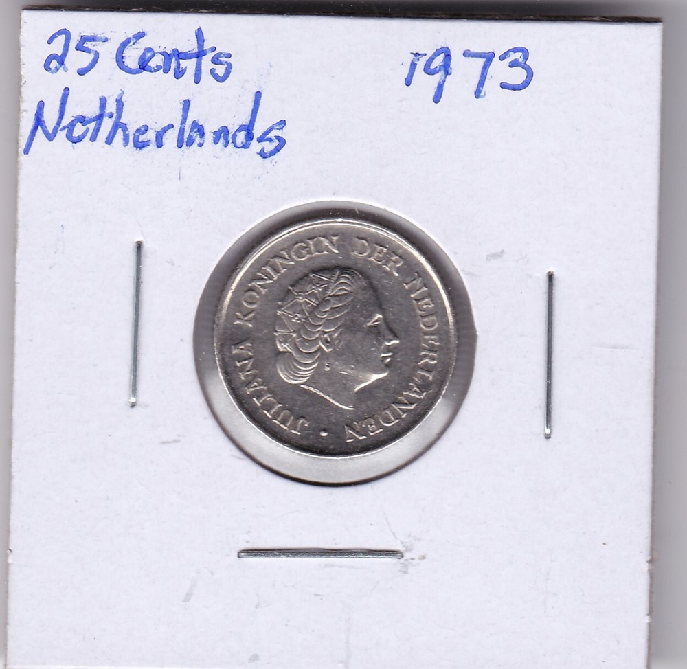 1973 Netherland 25 Cent