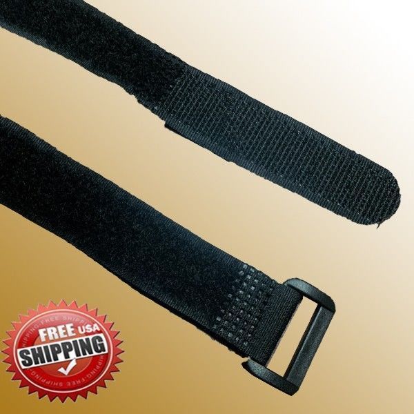 12 Assorted 8" 13" 18" Fastener Cable Tie Down Strap Reusable Hook and Loop