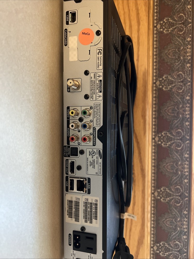 Samsung Gf Set Top Box Model: H3362