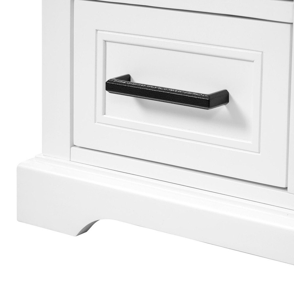 Refined 36" Vanity for Medium Bathrooms – Solid Wood Frame, Ample Storage &