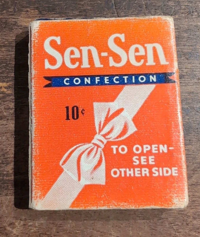 Sen-Sen Confection 10 Cent Candy Empty Box
