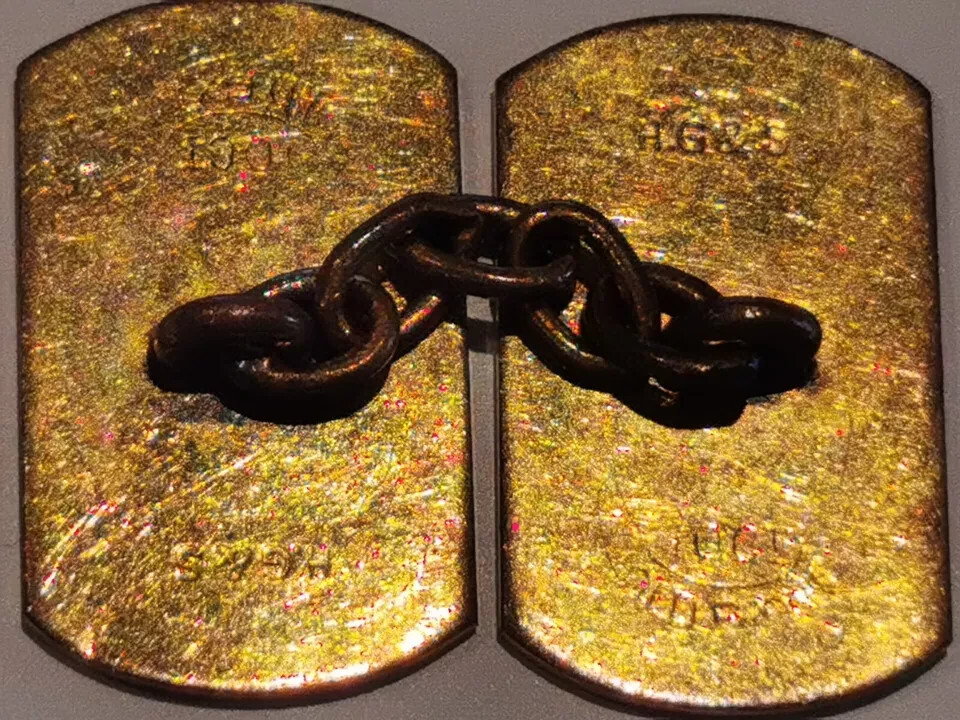 Vintage Art Deco 10ct Front Cuff Links