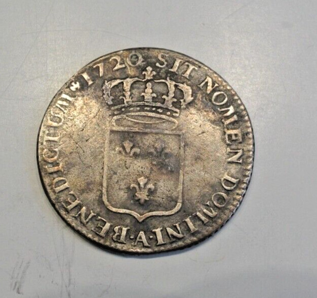 LOUIS XV 1/3 ECU 1720 A