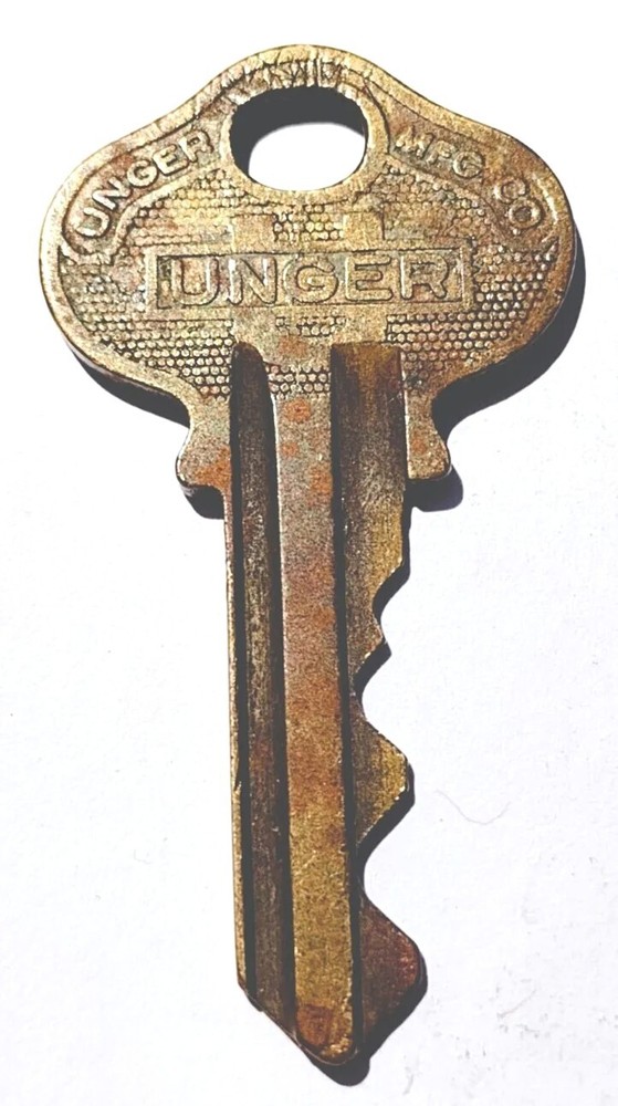 Vintage Key UNGER MFG CO Appx 2" Replacement Locks