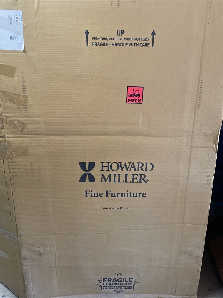 Howard Miller Samuelson Wine Bar cabinet With Cart NEW Open Box Medium Brown