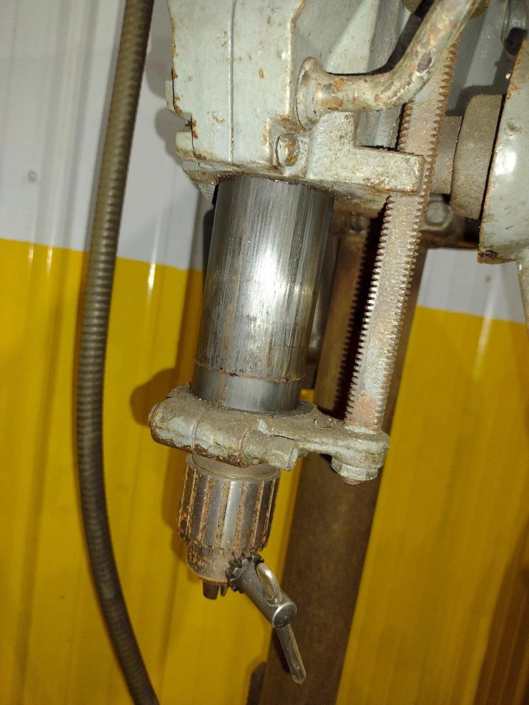 15" DELTA MODEL #15-655 VARIABLE SPEED SINGLE SPINDLE DRILL PRESS: YOBRO #24257
