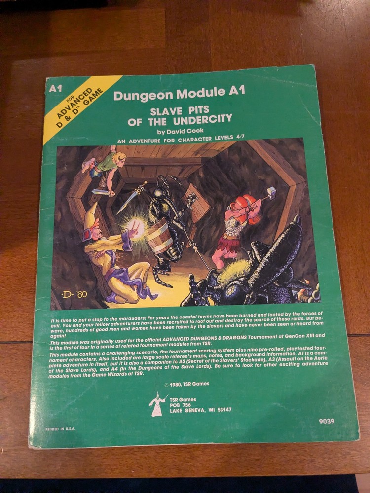 Advanced Dungeons & Dragons D&D Modules from the 70's 80's YOU PICK