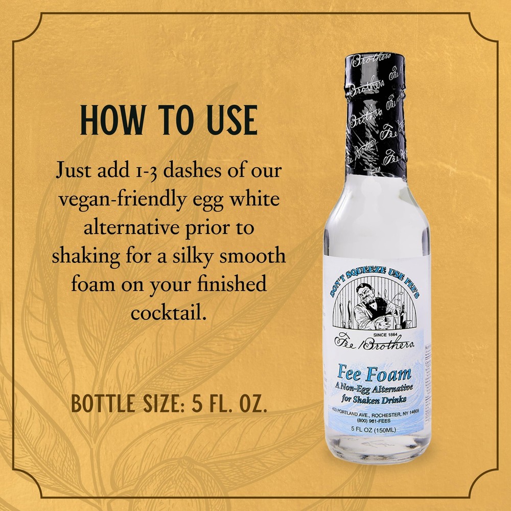 Fee Foam Cocktail Foamer - 5 oz