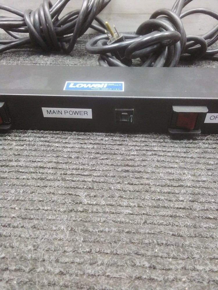 Used Lowell 15 A. Power Strip
