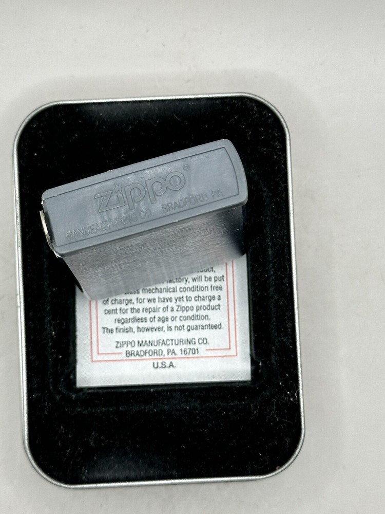 Berman Printing Advertising Zippo Ruler Chrome