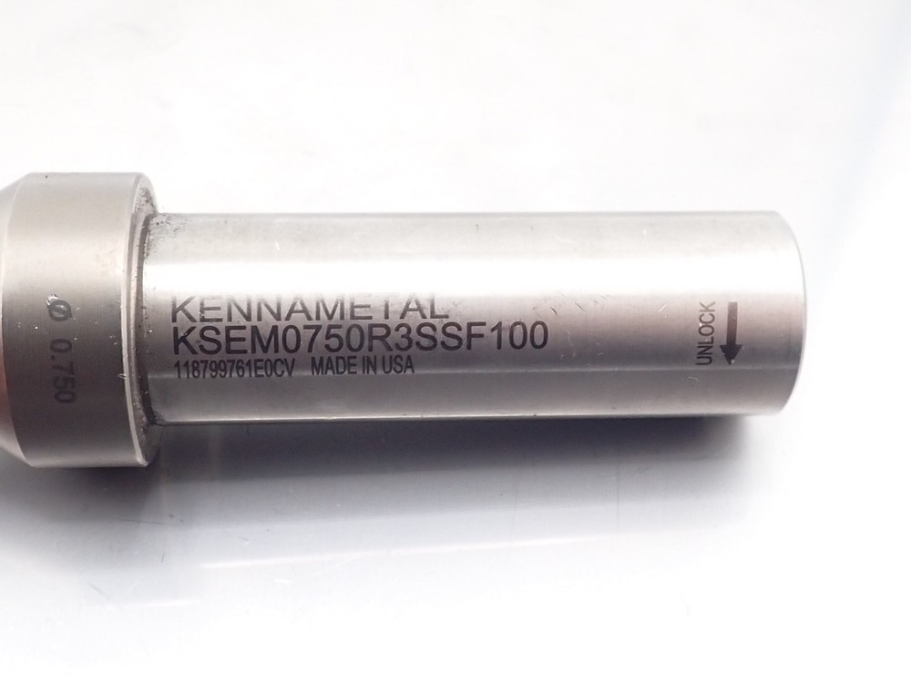 Kennametal 3/4" Indexable Drill Replaceable Tip 3xD KSEM0750R3SSF100, 1505113