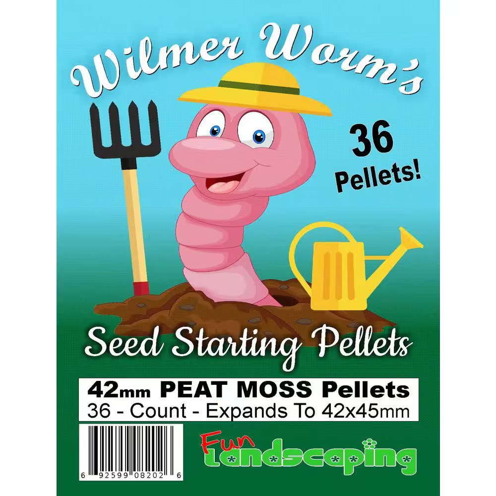 42 Mm PEAT Wilmer Worm'S Seed Starting Pellets (36-Pack)
