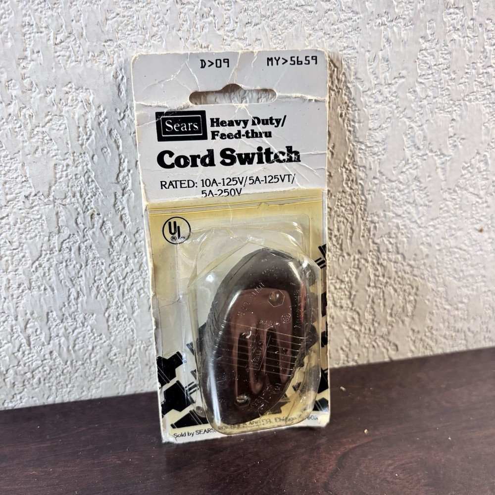 Vintage Sears Heavy Duty Feed-Thru Cord Switch