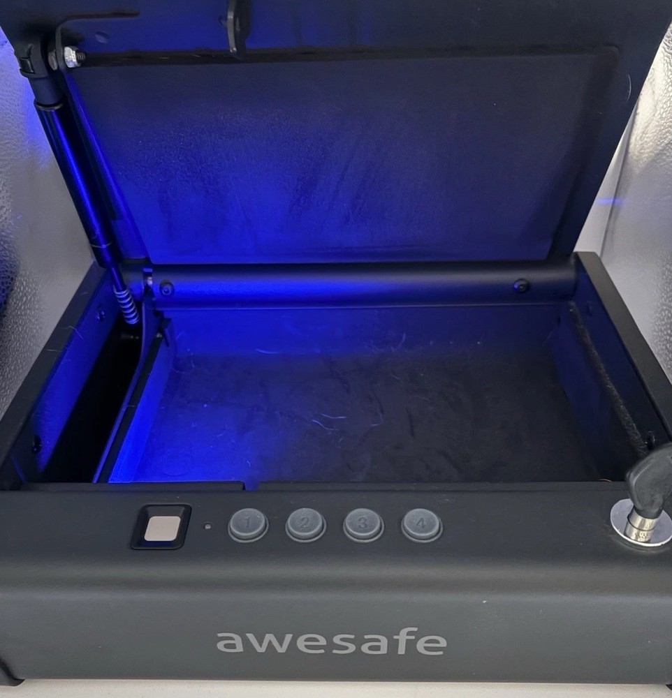 Awesafe Biometric Fingerprint Quick Access Gun Safe New