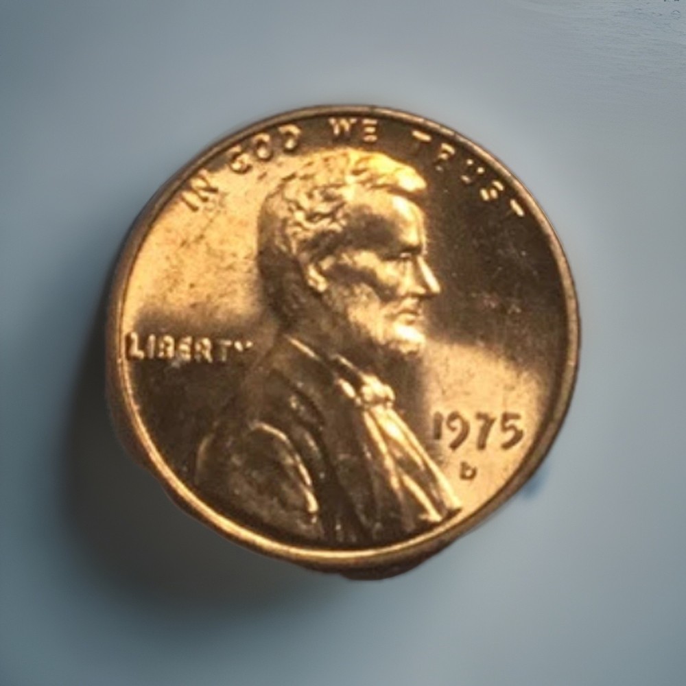 1975 D Lincoln Cent Unc Free Shipping