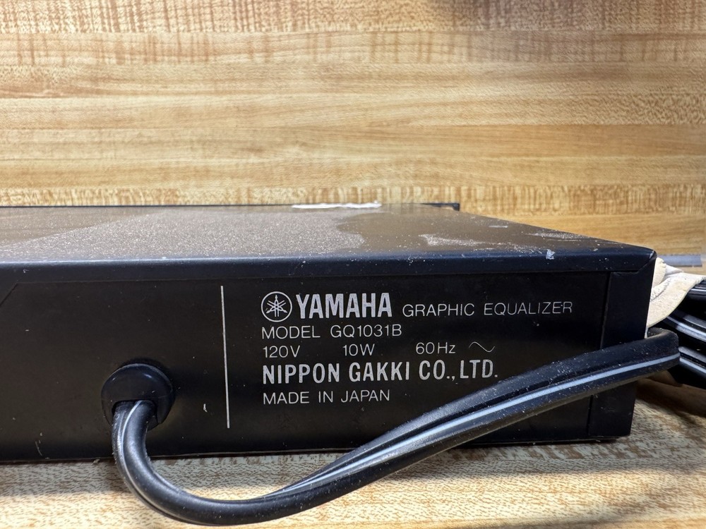 Yamaha GQ1031B Equalizer Vintage UNTESTED