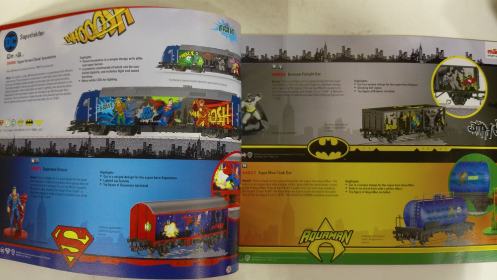 Marklin Start Up 2021 Catalog - Featuring DC Universe Train Sets