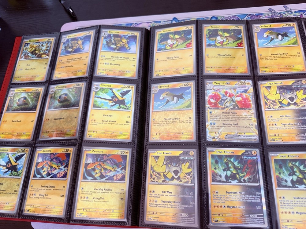 Temporal Forces Complete Base master Set Reverse Holos, EXS with 9 pocket binder