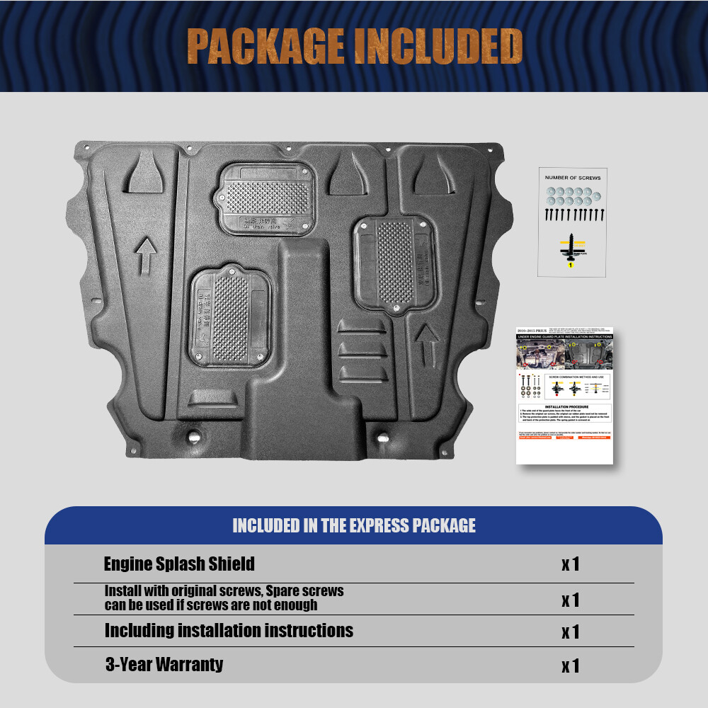 Engine Splash Guard For Lincoln Continental 2017-2020 Under Engine Shield Cover