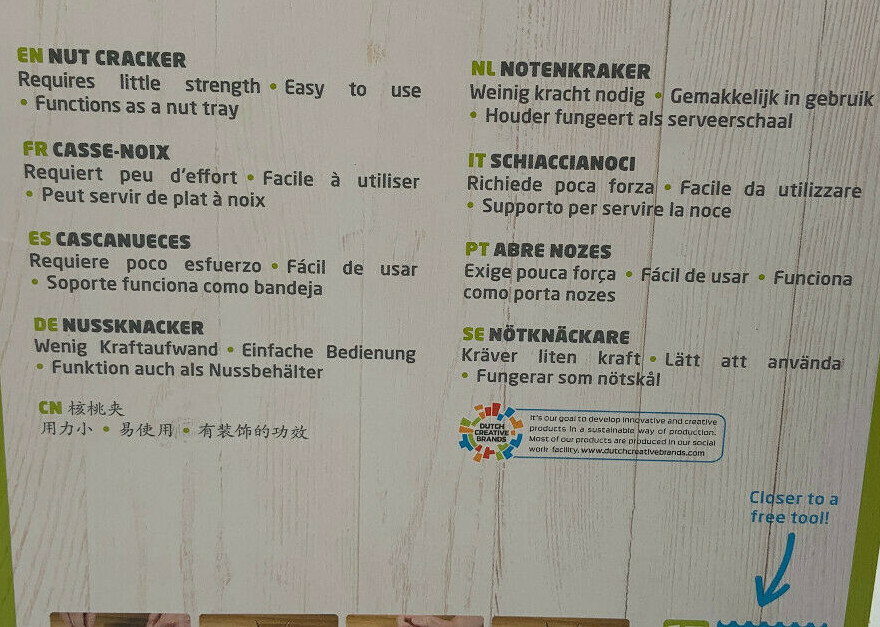 Tomorrow's Kitchen Nut Cracker Serving Dish NIB