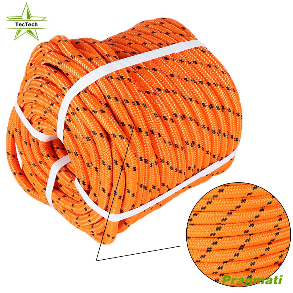 Double Braid Polyester Rope Arborist Bull Tree Rigging Work Utility 1/2"x150'
