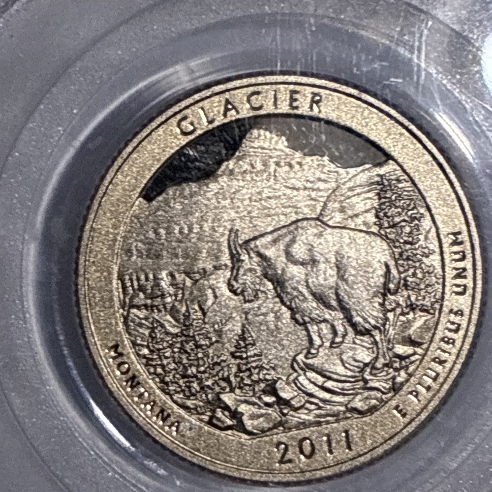 2011-S Glacier NP PCGS PR69DCAM 25C