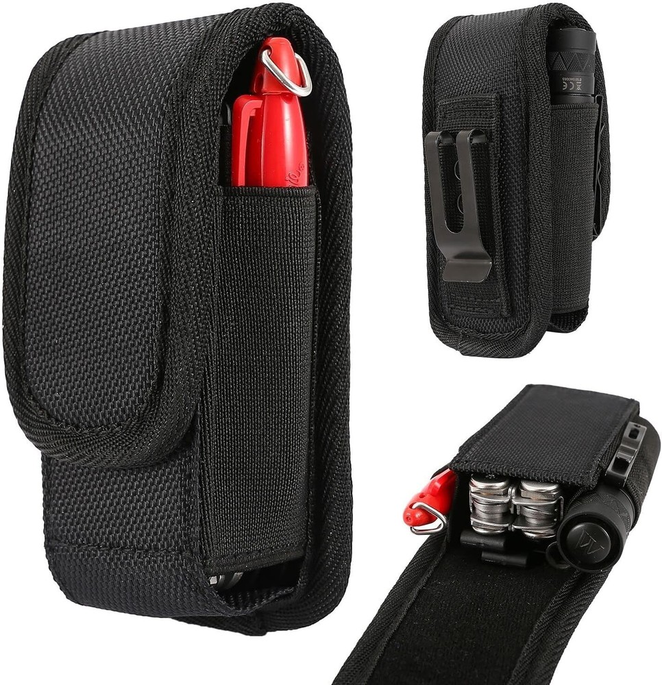 Multitool Sheath Pouch EDC Belt Organizer Tactical Folding Knife Flashlight