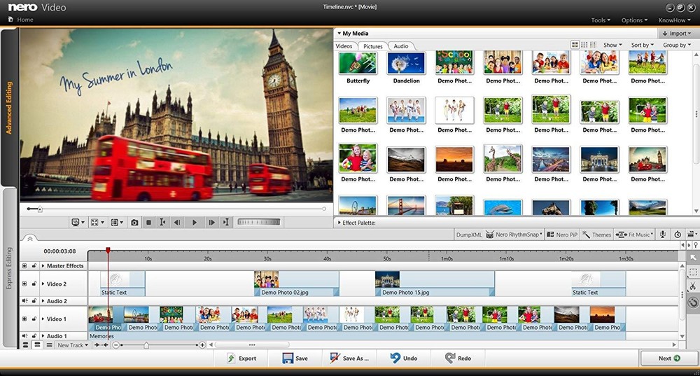Nero Video Premium 3 Audio/Video Authoring software CD-ROM Windows 10,8,8.1