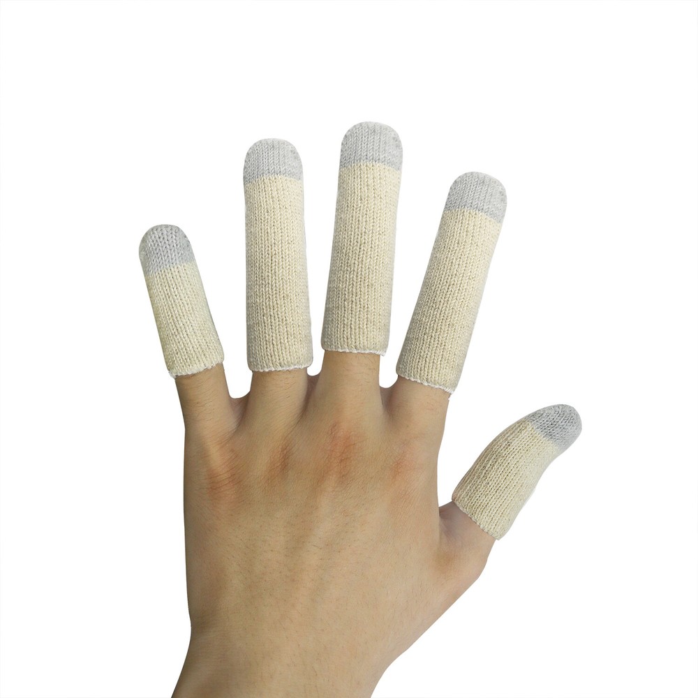 EvridWear Touchscreen Cotton Elastic Blend, Thumb Protector (1 Packs/10 Total)