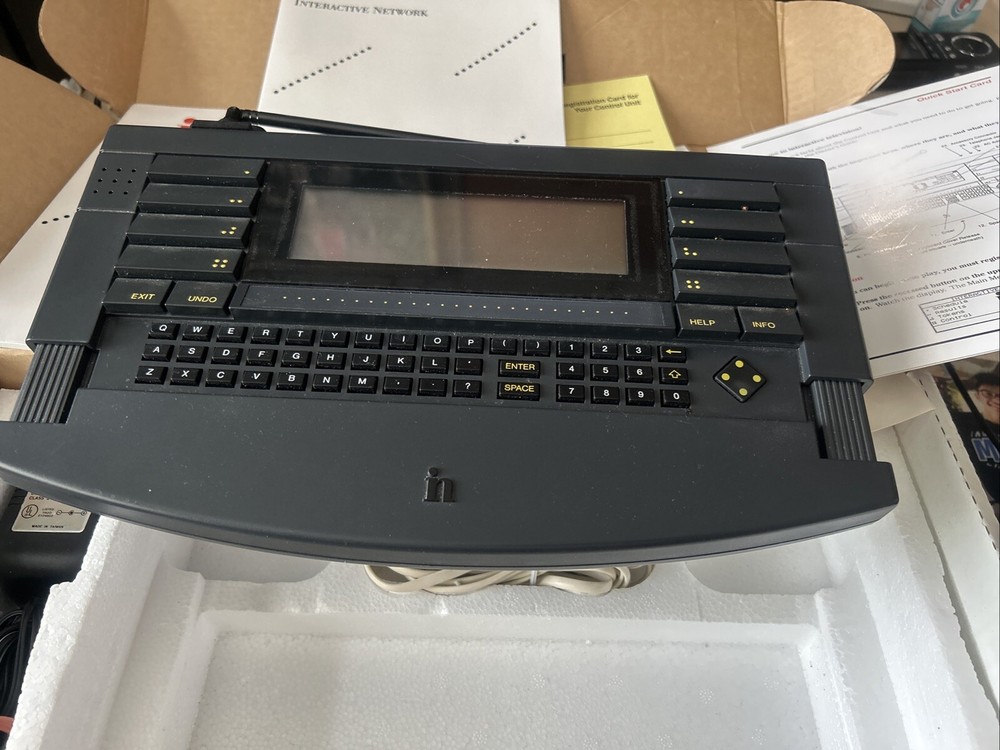 Vintage Interactive Network C-0300 Control Unit Sega Video Game Accessory w/ Box