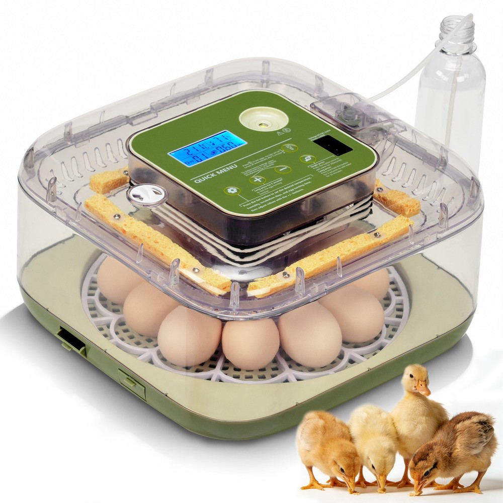 12 Eggs Incubator Automatic Digital Chicken Egg Hatcher Temperature Control