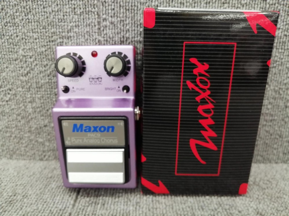 Maxon PAC9 Chorus Guitar Effects Pedal Used