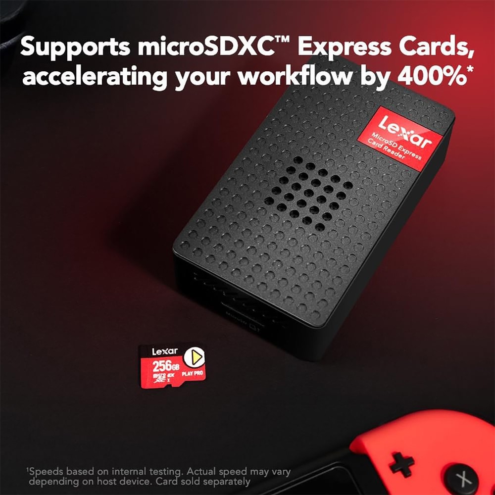Lexar microSDXC Express UHS-II USB 3.2 Gen 2 Card Reader