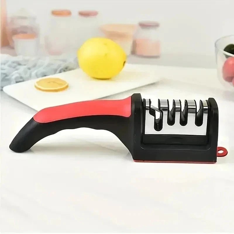 Knife Sharpener Professional Ceramic Tungsten Kitchen Sharpening System 4 Stage