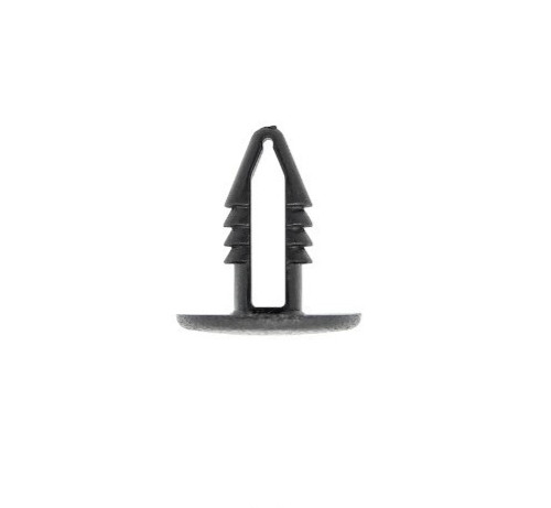 Push Fit Interior Trim Panel Clip Fasteners Black Button Head 4-5mm Hole - 10 Pc